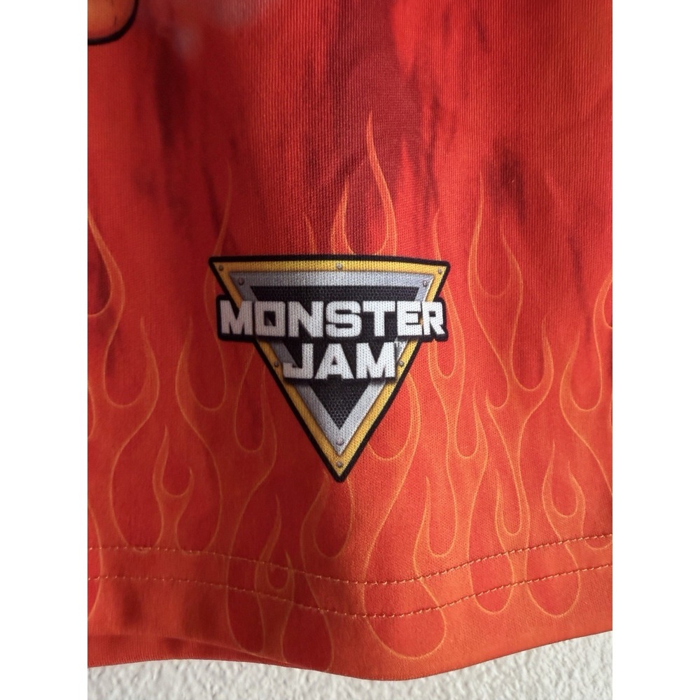 Monster Jam El Toro Loco Boys Graphic T-Shirt Orange Size 5t 100% Polyester - Picture 2 of 5